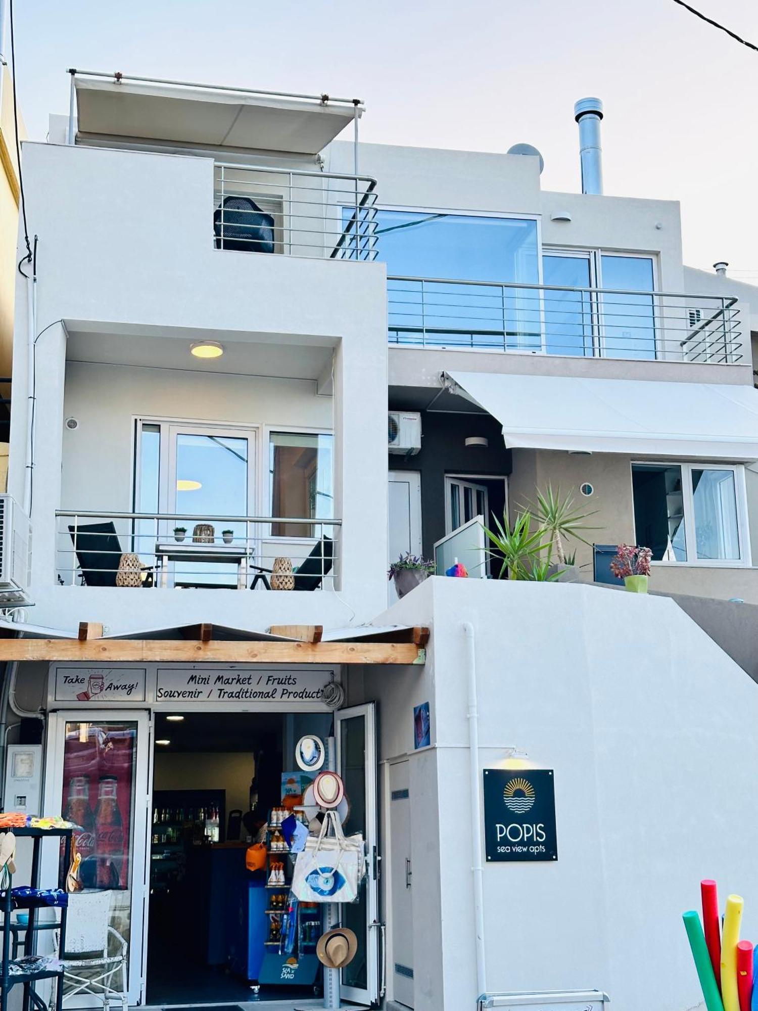 Popis Sea View Apartments Agia Pelagia Dış mekan fotoğraf