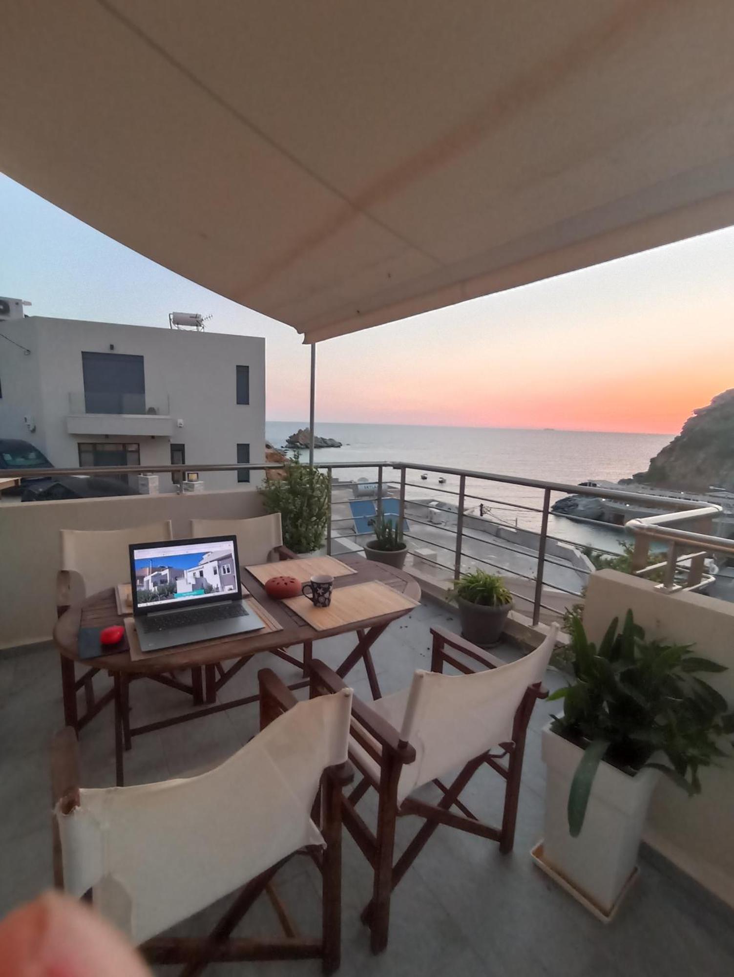 Popis Sea View Apartments Agia Pelagia Dış mekan fotoğraf