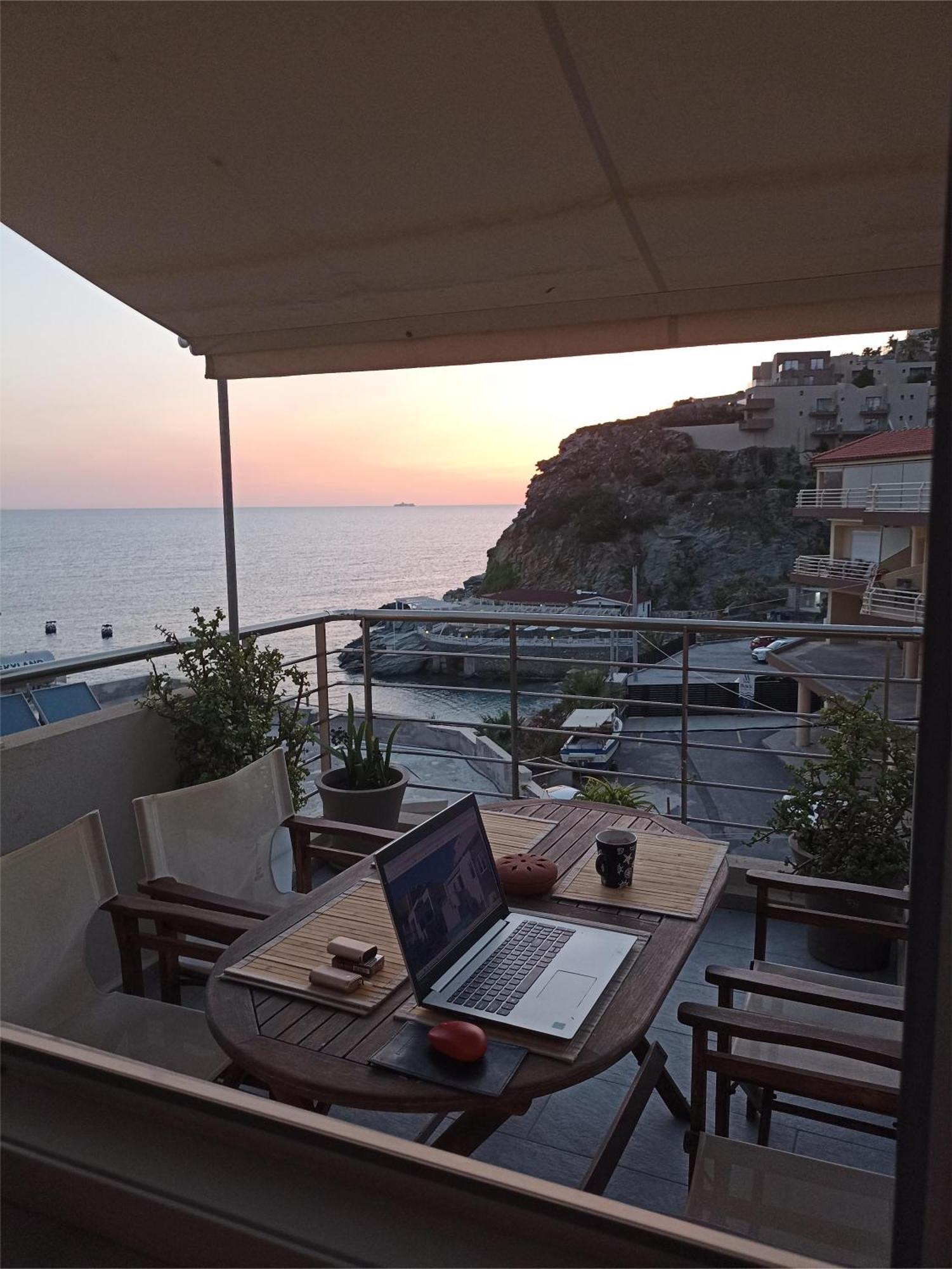Popis Sea View Apartments Agia Pelagia Dış mekan fotoğraf