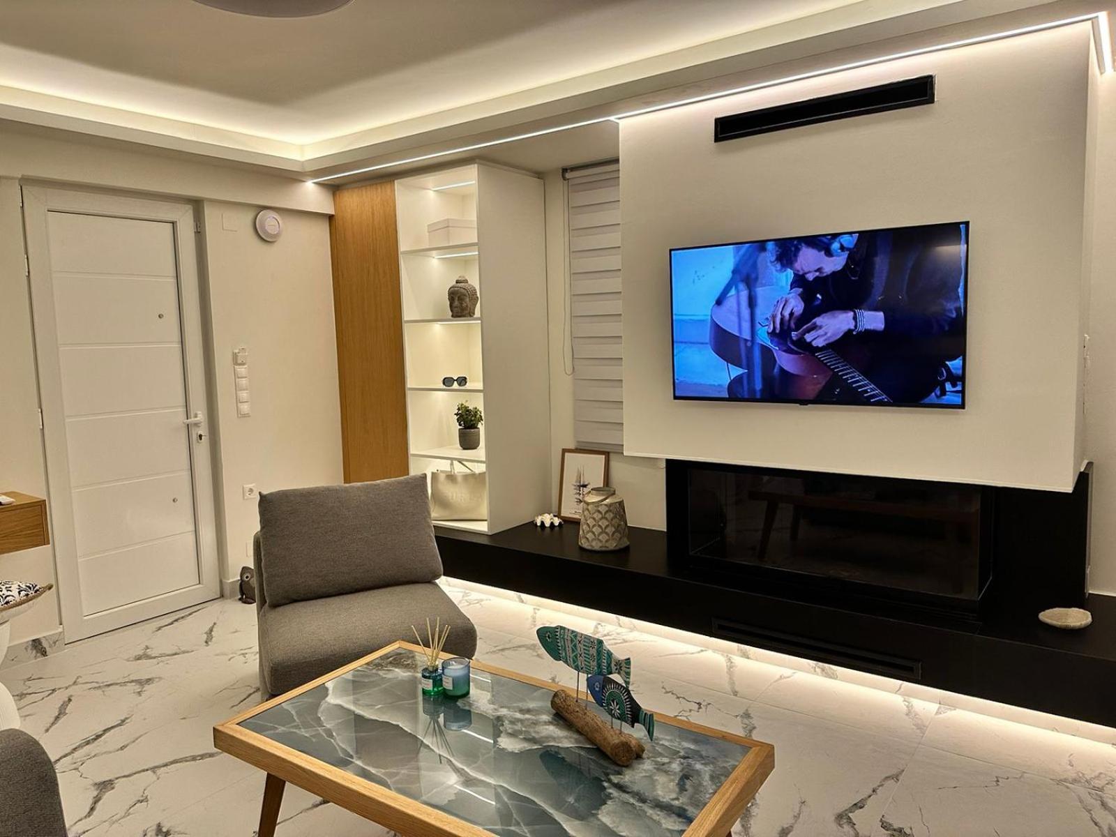 Popis Sea View Apartments Agia Pelagia Dış mekan fotoğraf
