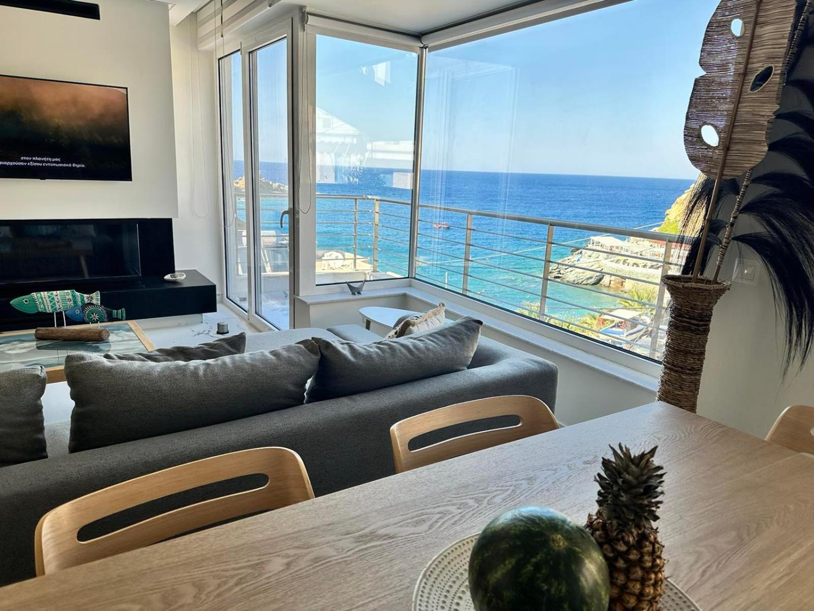 Popis Sea View Apartments Agia Pelagia Dış mekan fotoğraf