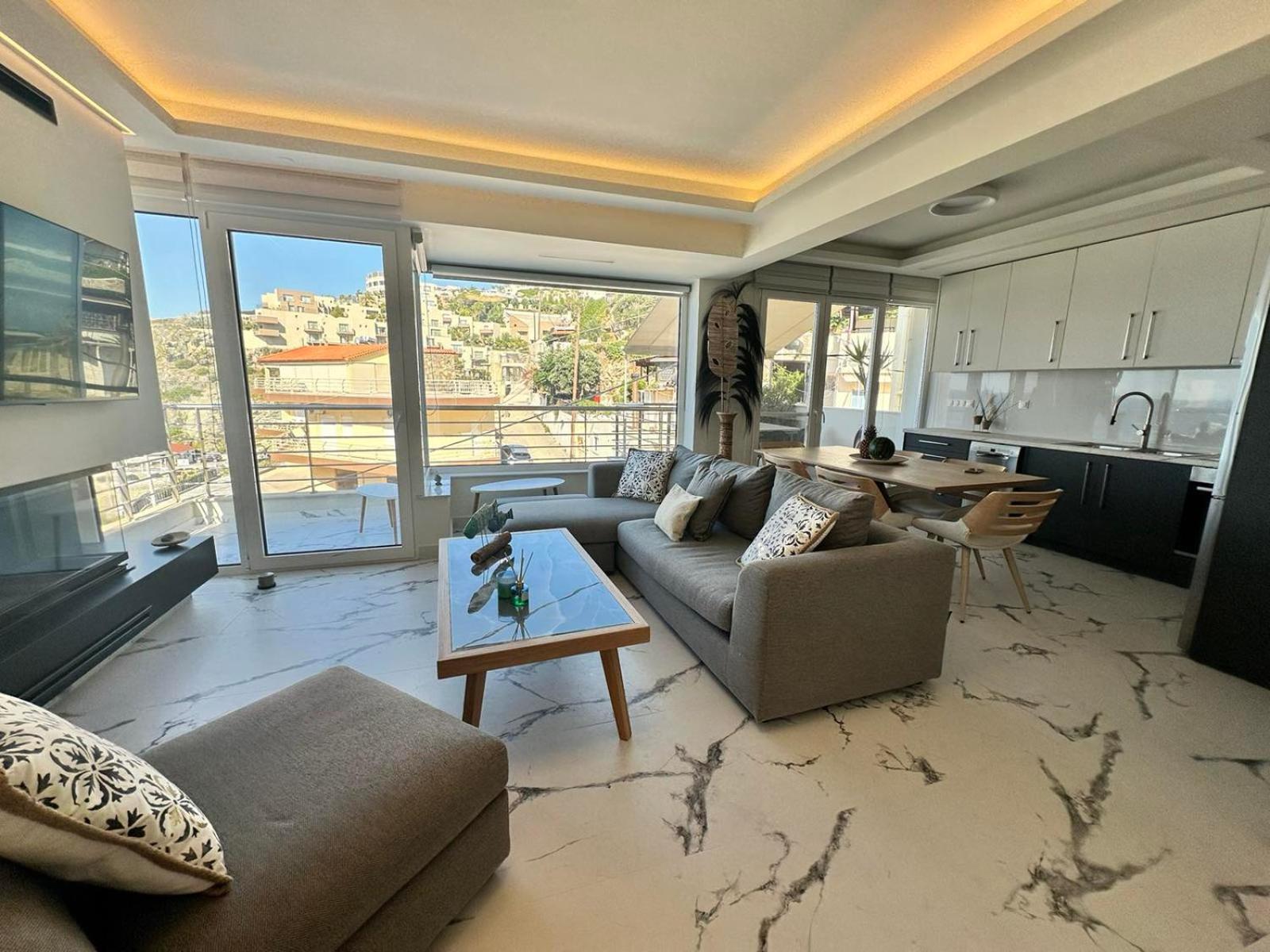 Popis Sea View Apartments Agia Pelagia Dış mekan fotoğraf